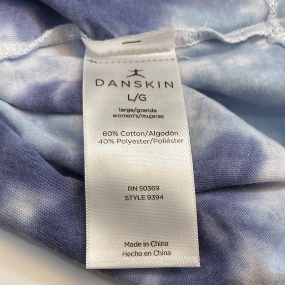 Tie Dye T-shirt Crew Neck Short Sleeve  Large Blue - Picture 5 of 7